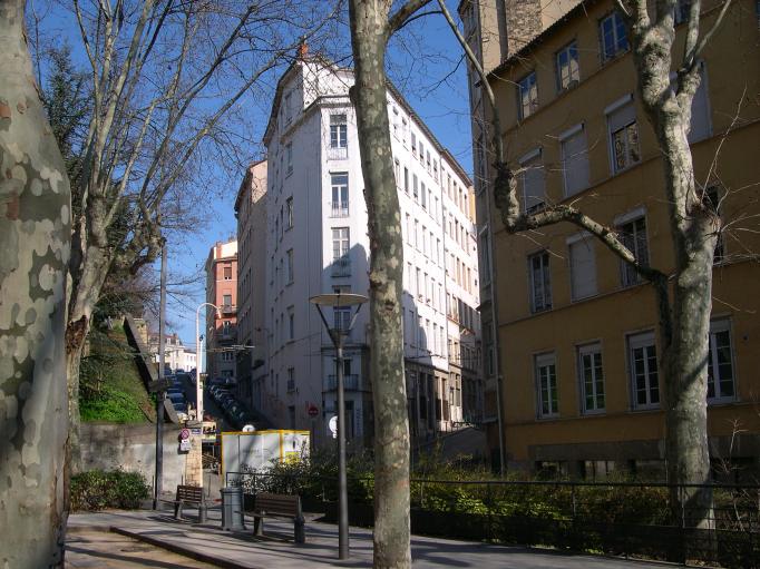  Façades colorées, quartier de la Croix-Rousse